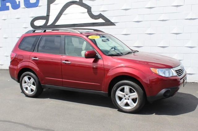 Pre-Owned 2010 Subaru Forester 2.5X Premium Sport/Utility Camellia Red ...